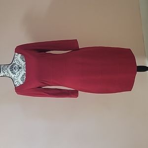 WHBM red dress zize 6